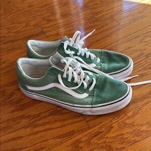 Vans Old Skool Green Suede